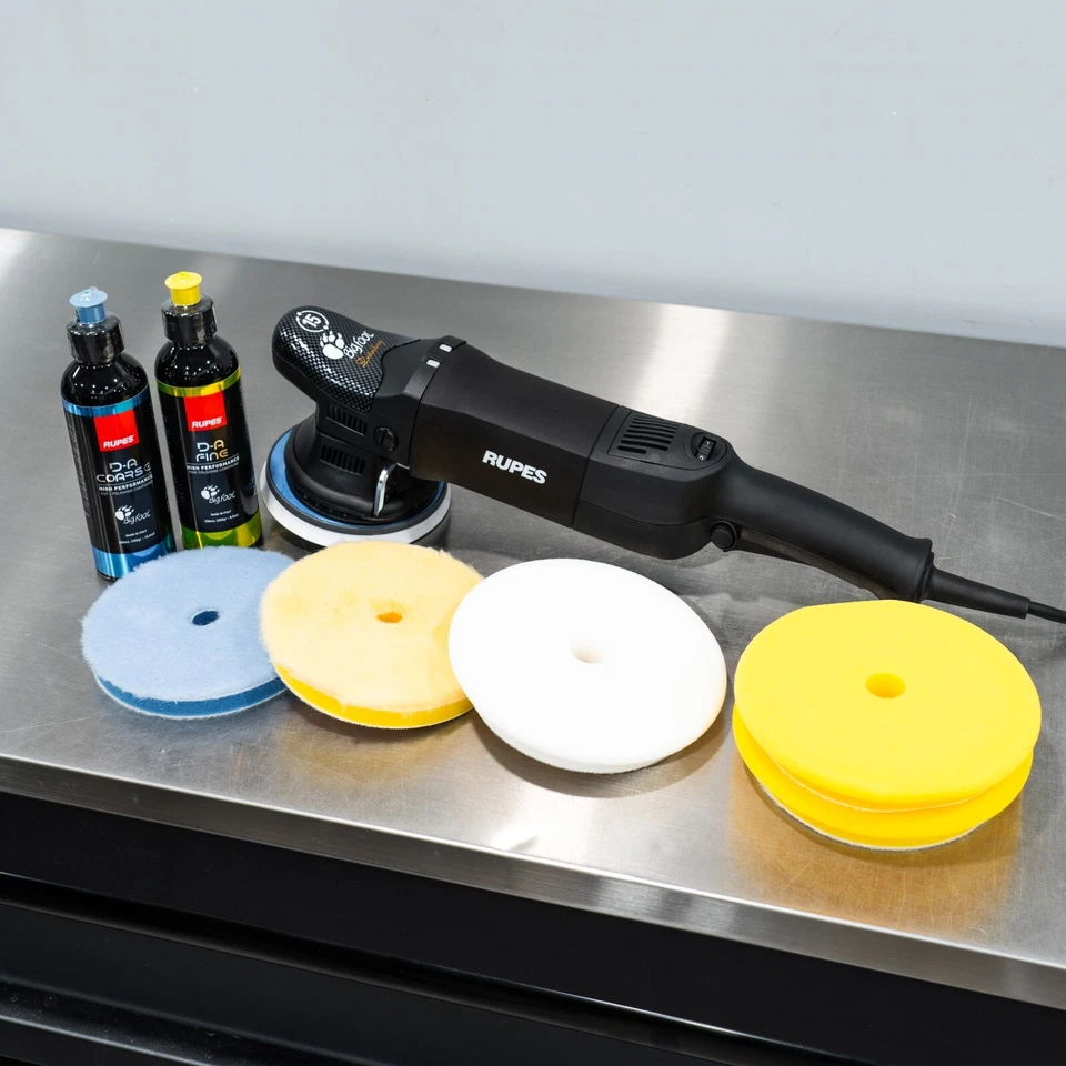 Kit pulidora Rupes LHR15 ES 2 | Combo orbital aleatorio Bigfoot DA Foto 2 de 2