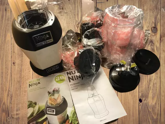 NUTRI NINJA PROFESSIONAL BL450QUK 900W Blender Smoothie Duck Egg