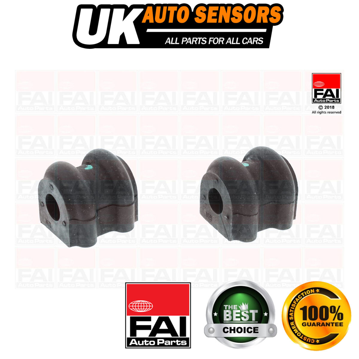 FAI Rear Anti-Roll Bar Bush Kit – For Hyundai Santa Fe II (CM) 2.0/2.2/2.7 2006-2009