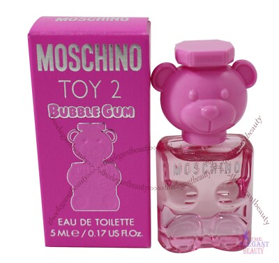Moschino Toy 2 Bubble Gum .17oz/5ml Edp Mini Splash Women New In Box