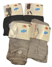 Fruit Of The Loom Women's XXXL 22 Plus Size Waffle Pant & Crew  4pc Lot Set