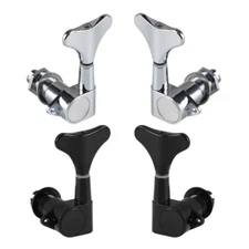 Electric Bass Tuning Pegs Bass Tuner for 4 String Electric Bass Right/Left Hand