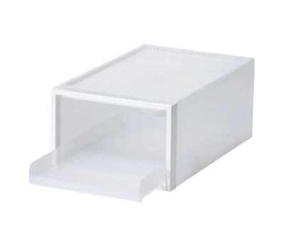 Like-it Storage Box Closet System Tray M Approx. W32 x D50.5 x H21.5cm White CS-