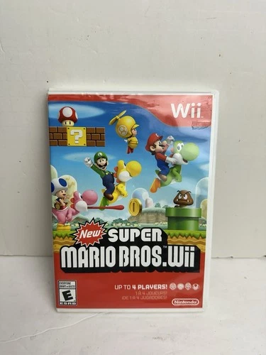 New Super Mario Bros. Wii (Nintendo Wii, 2009)No Manual Tested