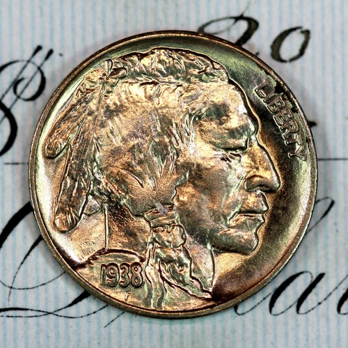 * 1938-D * PRISTINE++ GEM BU MS BUFFALO NICKEL * FROM ORIGINAL COLLECTION