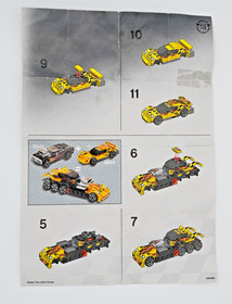 LEGO 8644 Racers: Street Maniac Complete with Instructions and Custom Box