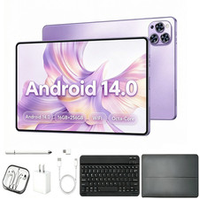 10 inch Android 14 Tablet 16GB RAM 256GB ROM Octa-Core 8800mAh WiFi Dual Cameras