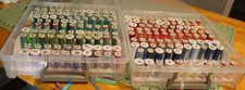 Large Stash Gutermann and Mettler Threads - 184 Spools - Retail Value 600