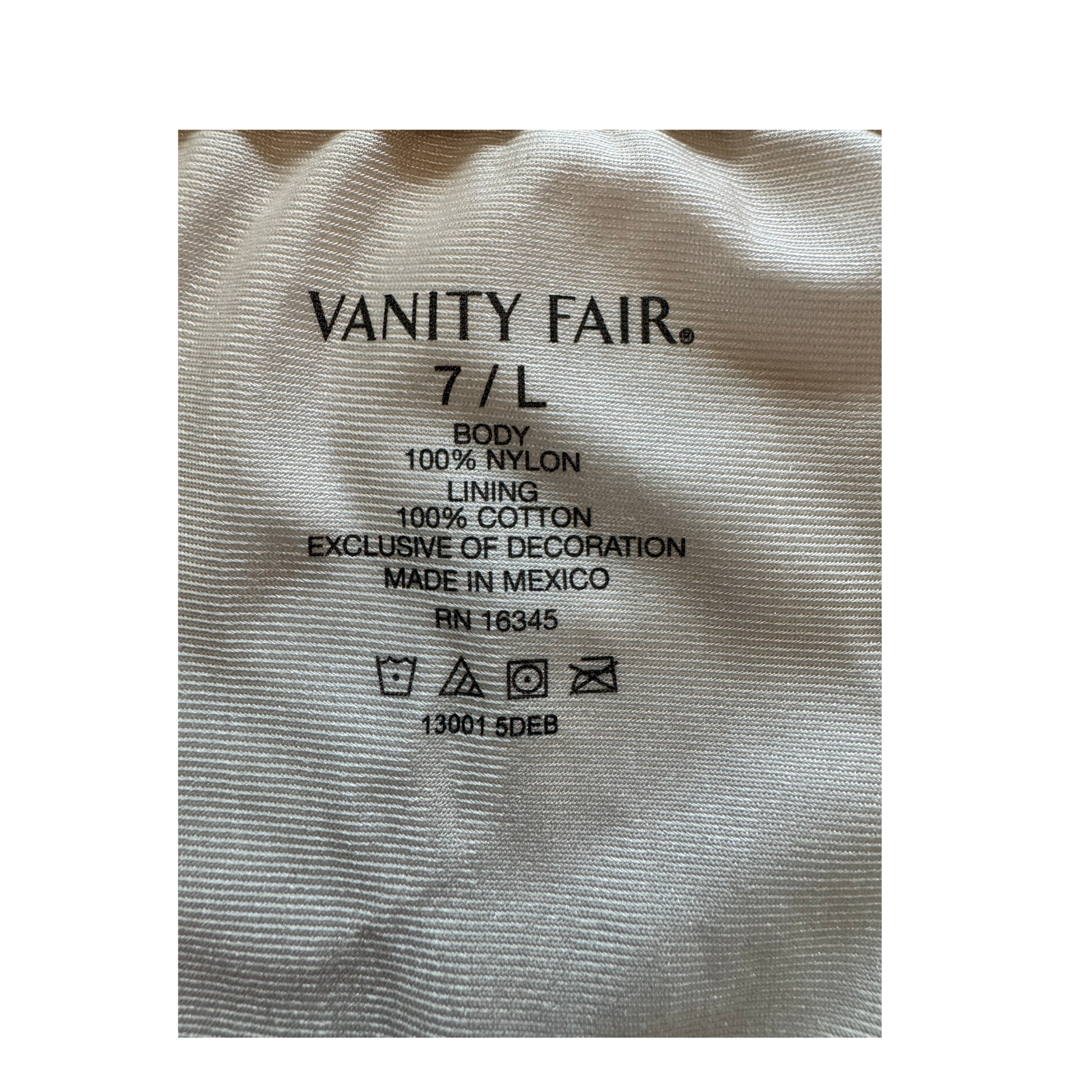 Vanity Fair Lace Nouveau Brief Panties – (13001) - 1 Pair – Choose Size
