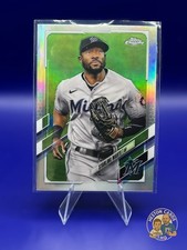 2021 Topps Chrome - Starling Marte #160 Refractor Marlins