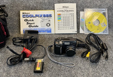 Nikon Coolpix 885 Digital Camera Bundle w/ Manuals Cables Charger Strap