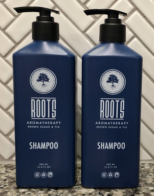 2 PACK Roots Aromatherapy Brown Sugar & Fig Shampoo 12.8oz