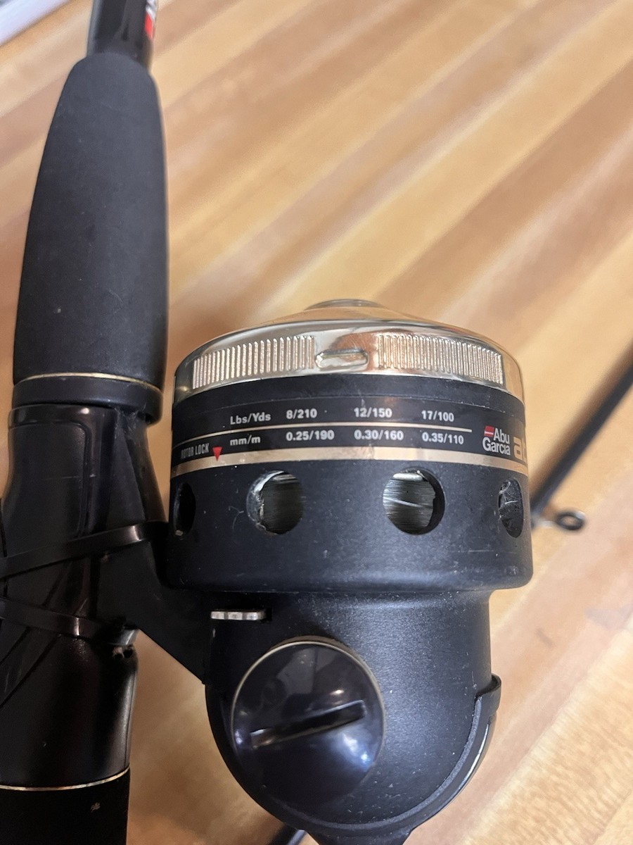 abu garcia abumatic 375 reel Abu Garcia Abumatic 375 Closed Face Combo Fishing Rod Reel 6' Medium Action