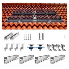 Uimoso Solar Panel Mounting Brackets Solar Panel Mounting Kit for Various Roofs