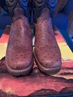 MENS ABILENE BOOTS SZ 13D OSTRICH PRINT ( NICE!!! ) — photo 2