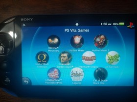 PS Vita 2000 Blue Black 