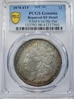 1878 "First Die Pair" Morgan Silver Dollar $1 VAM-9 PCGS XF Detail Repaired