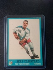 1962 -63 TOPPS HOCKEY BERT OLMSTEAD NEW YORK RANGERS # 57