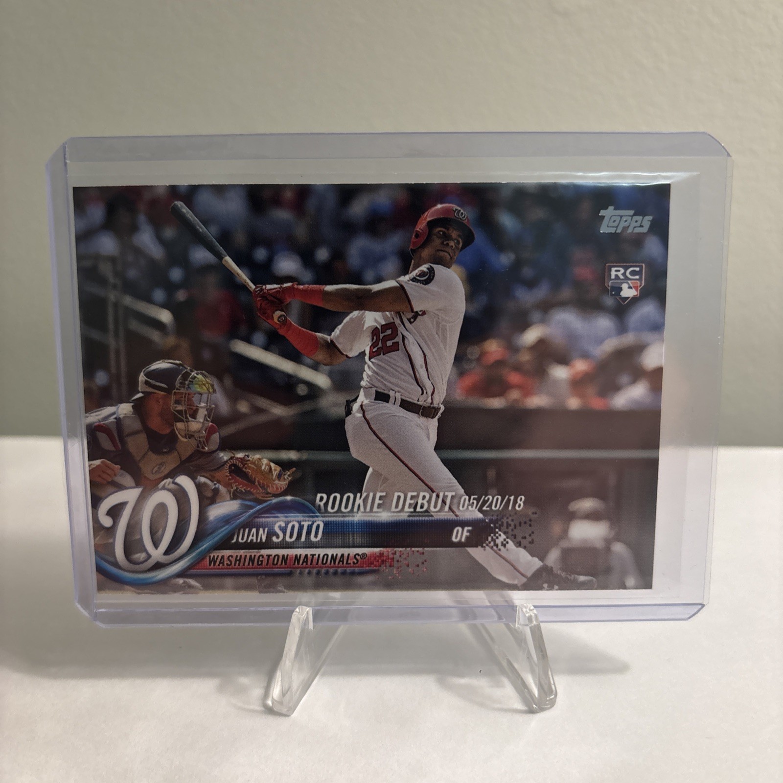 2018 Topps Update Series Rookie Debut #US104 Juan Soto Nationals Rookie RC