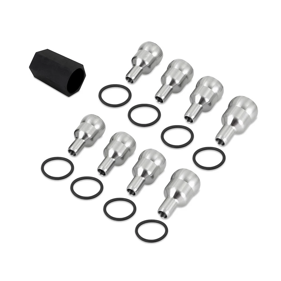 Juego de tubos de bola de riel de aceite de alta presión Mishimoto, se adapta a Ford 2004,5-2007 6,0 L Foto 2 de 4