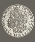 1879 Morgan Silver Dollar Carson City $1 Circulated US Coin-Good condition