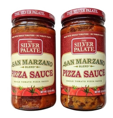 Silver Palate San Marzono Pizza Sauce-12 Oz-Made with Whole Tomatoes (2 Pack)