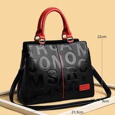 Luxury Designer Women's Handbag Leather Shoulder Crossbody Women Bag Tote Large 9