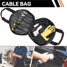 EV Portable Charger Tidy Bag Organiser Case Electric Car Jumper Cable Storage 
