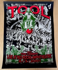 Tool Poster Print Lindsey Kuhn 8/3/01 Red Rocks CO signed #112/275 Morrison