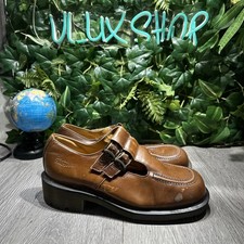 Dr. Martens VTG Rare Chunky Mary Jane Brown Shoes Made in England UK Sz 7 8305