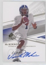 2014 SP Authentic Auto Jerick McKinnon #42 Auto 2d9