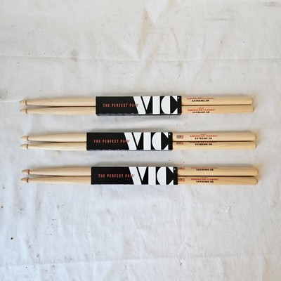 Vic Firth Extreme 5B Drum Sticks - Lot of 3 - Unused