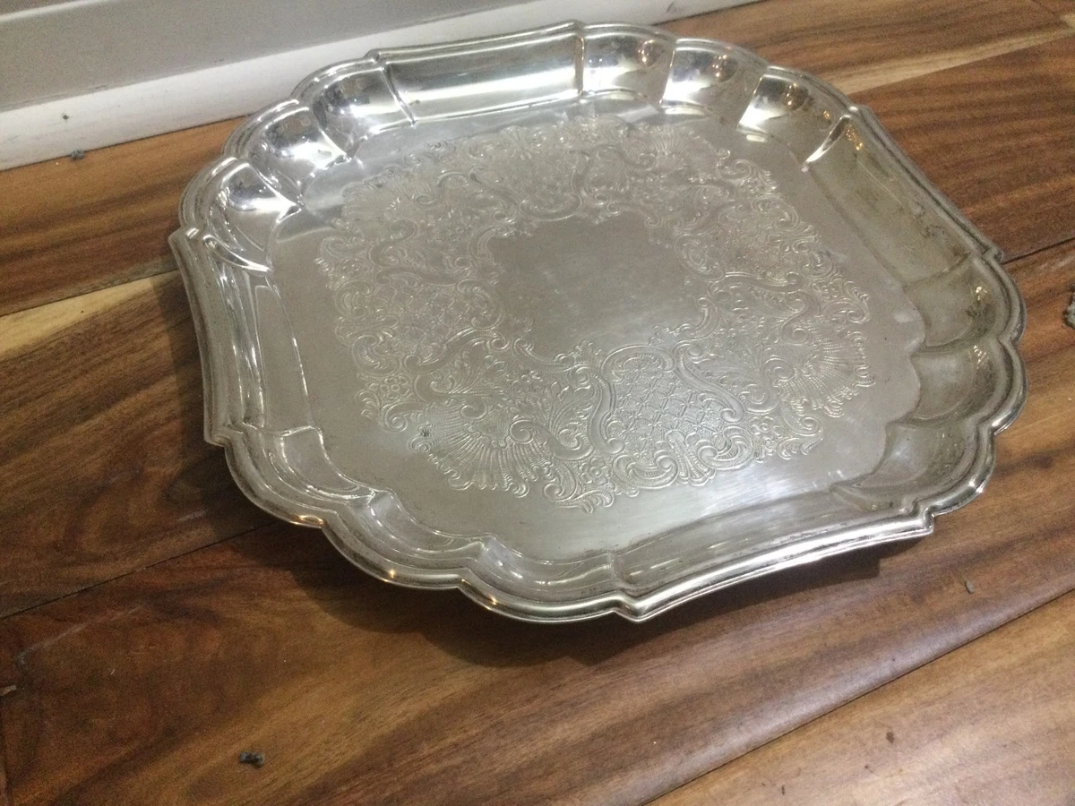 Gorham Heritage In Antique Us Silver-Plated Platters & Trays for
