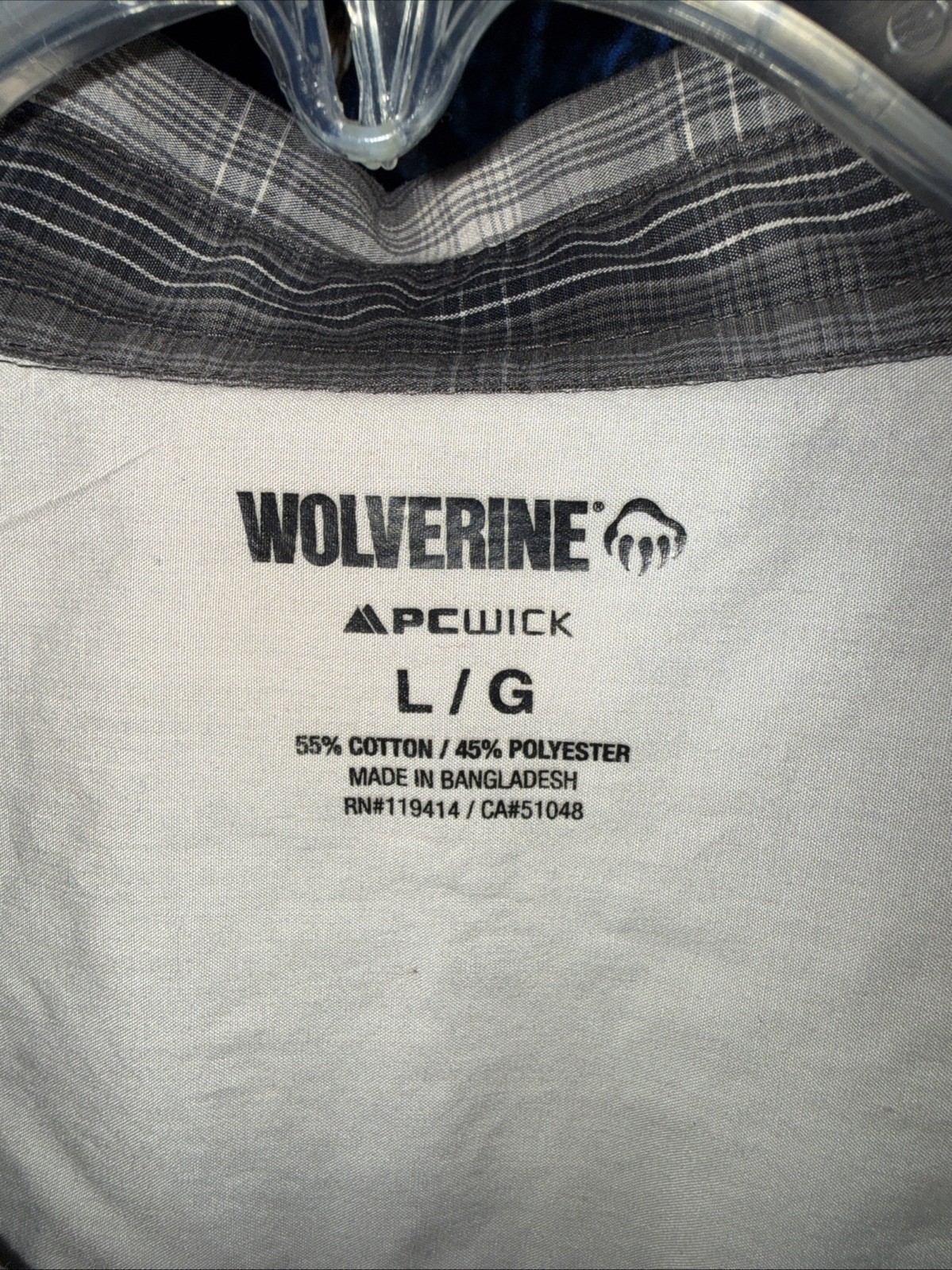 Wolverine Pc Wig Large Button-Down Long Sleeve - image 7