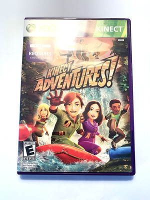 Kinect Adventures! (Microsoft Xbox 360, 2010) Complete CIB + Manual & Inserts