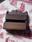 Dollhouse Miniature Wood Hanging Wall Candle Box Letter Holder Rack  — photo 7