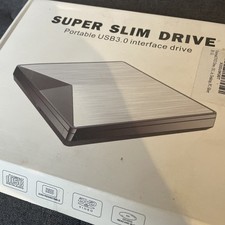 Super Slim Drive, Plug and Play USB3.0 Interface DVD Drive, Portable External DV