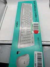 Logitech MK295 Wireless Mouse & Keyboard Combo with SilentTouch Technology White