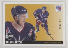 2002-03 Upper Deck Vintage Green Back 109/199 Brian Leetch #173 HOF 00ka