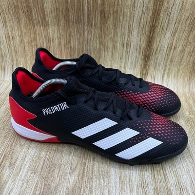 Adidas Predator 20.3 TF Soccer Cleats Men's 12 Black Red Demonscale Turf EF1996