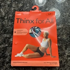 Thinx For All Period Underwear Womens Reusable Briefs Super Absorbency Size S