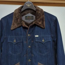 THE FLAT HEAD RJB Flat Head Denim Boa Jacket #1014