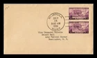 DR JIM STAMPS US COVER OREGON TERRITORY CENTENNIAL FDC SCOTT 783 PAIR
