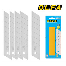 Paquete blister estuche plástico OLFA HB-5B 25 mm cuchillas extra resistentes 5 piezas