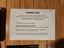 The Legend of Zelda: Majora's Mask - Nintendo 64 (CIB) Original Owner ☆Exellent