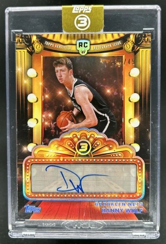 2025 Topps Signature Danny Wolf Base (RAW)