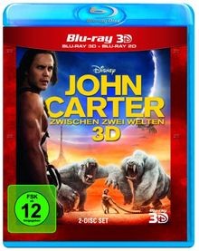 John Carter - Zwischen 2 Welten (inkl. 2D Blu-ray) [3D Bl... | DVD | Zustand gut