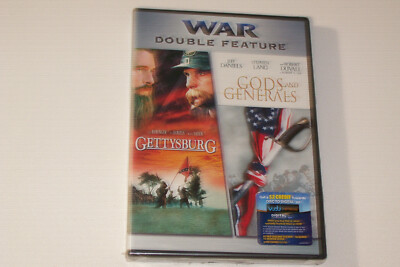 Gettysburg + Gods And Generals (DVD, 2006 Warner Bros, 2 Disc Set) Brand New