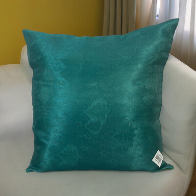10x Kissenbezüge grün Sterne elegant 16x16'' 40x40 cm Jacquard Reißverschluss