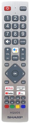 Ersatz Sharp Aquos Sprachfernbedienung für SHW/RMC/0137N TV